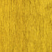 Square Machine Washable Solid Yellow Modern Rug, wshabs121yw