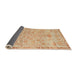 Sideview of Abstract Orange Modern Rug, abs1220