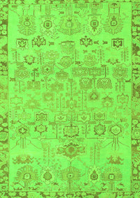 Abstract Green Modern Rug, abs1220grn