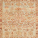 Square Abstract Orange Modern Rug, abs1220