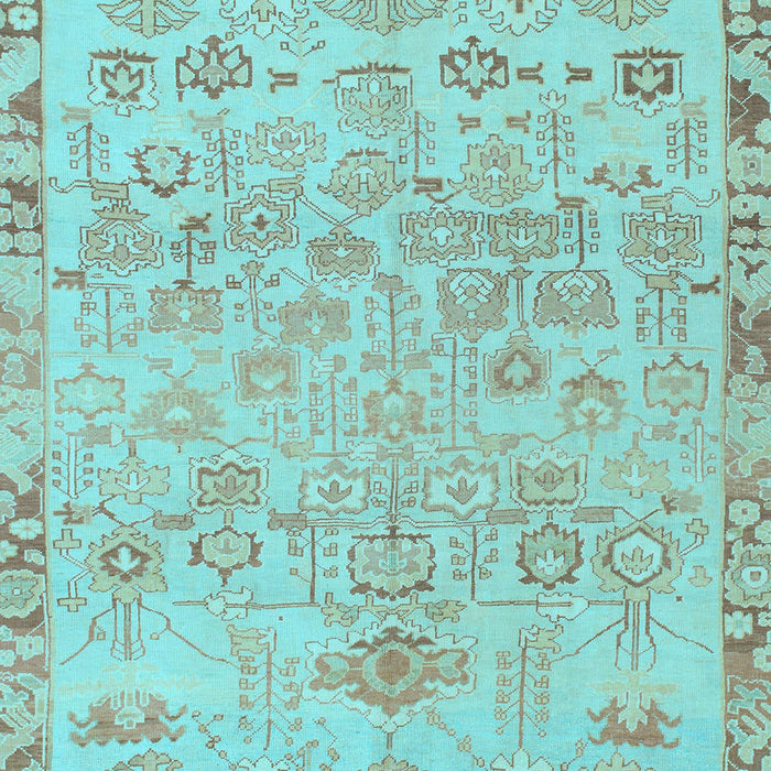 Abstract Light Blue Modern Rug, abs1220lblu