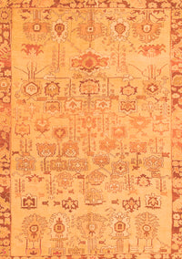 Abstract Orange Modern Rug, abs1220org