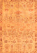 Abstract Orange Modern Rug, abs1220org