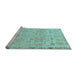 Sideview of Machine Washable Abstract Light Blue Modern Rug, wshabs1220lblu