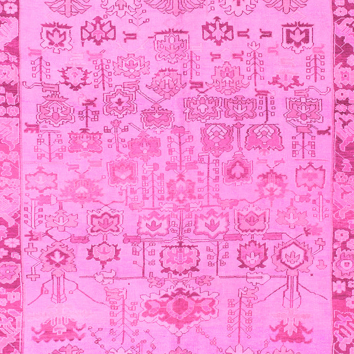 Machine Washable Abstract Pink Modern Rug, wshabs1220pnk
