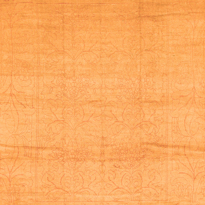 Machine Washable Abstract Orange Modern Area Rugs, wshabs1221org