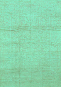 Abstract Turquoise Modern Rug, abs1221turq