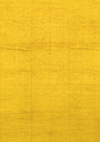 Abstract Yellow Modern Rug, abs1221yw