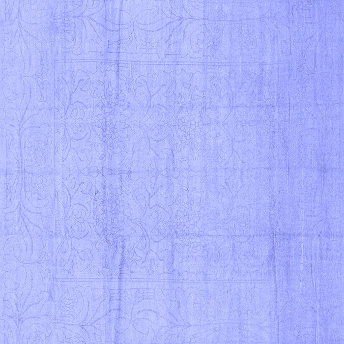 Square Abstract Blue Modern Rug, abs1221blu