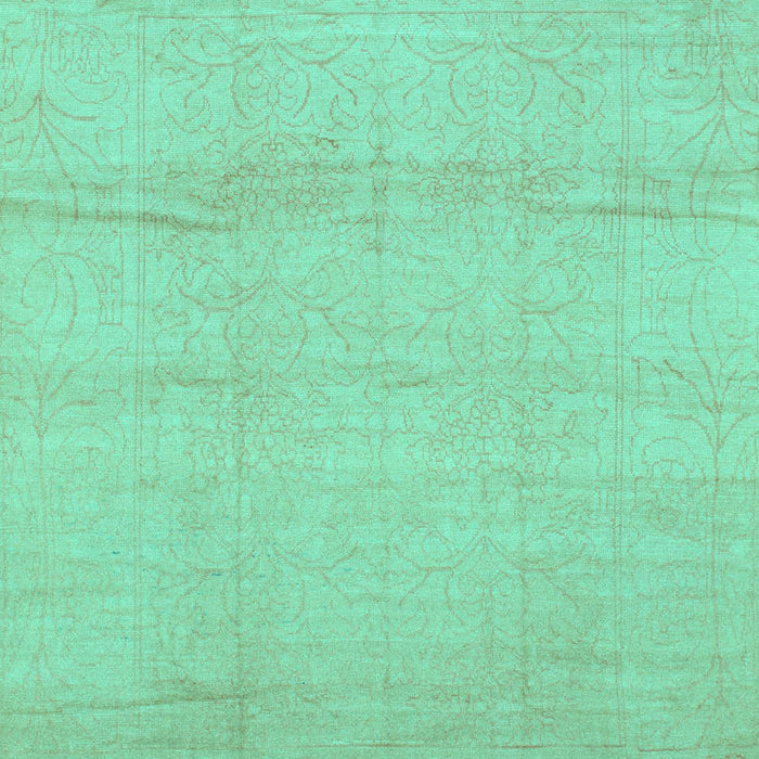 Machine Washable Abstract Turquoise Modern Area Rugs, wshabs1221turq