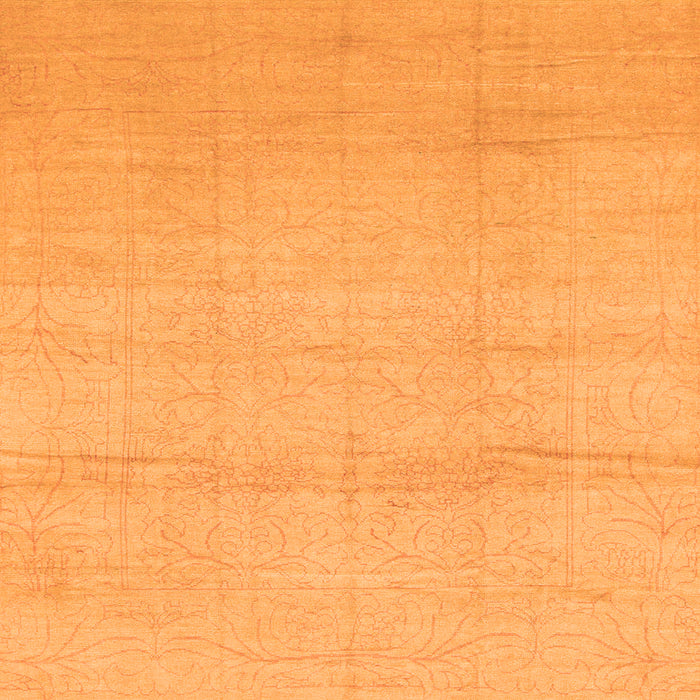 Square Abstract Orange Modern Rug, abs1221org