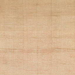 Square Machine Washable Abstract Yellow Rug, wshabs1221