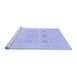 Sideview of Machine Washable Oriental Blue Traditional Rug, wshabs1222blu