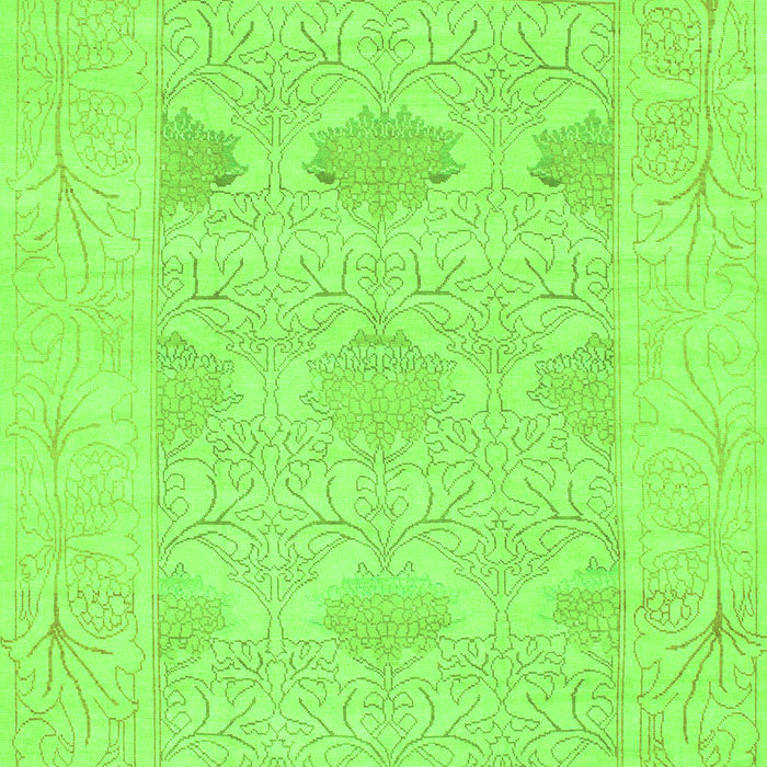 Oriental Green Traditional Rug, abs1222grn