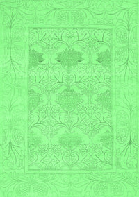 Oriental Emerald Green Traditional Rug, abs1222emgrn