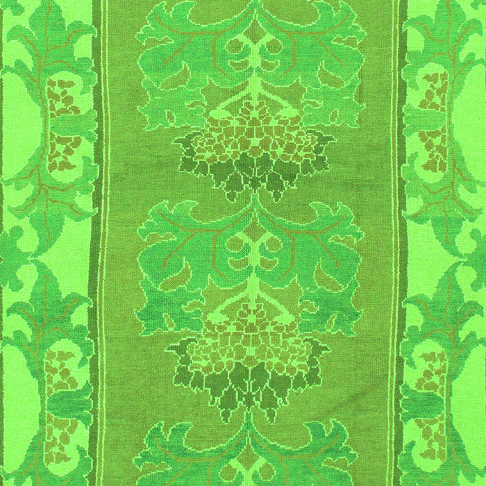 Machine Washable Abstract Green Modern Area Rugs, wshabs1223grn