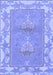 Abstract Blue Modern Rug, abs1223blu