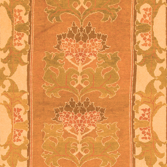 Machine Washable Abstract Orange Modern Area Rugs, wshabs1223org