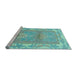 Sideview of Machine Washable Abstract Light Blue Modern Rug, wshabs1223lblu