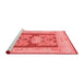 Modern Red Washable Rugs