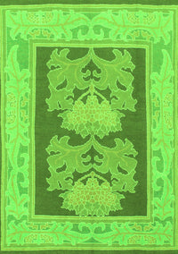 Abstract Green Modern Rug, abs1224grn