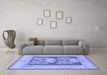 Machine Washable Abstract Blue Modern Rug in a Living Room, wshabs1224blu