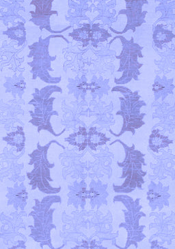 Abstract Blue Modern Rug, abs1225blu