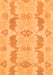 Machine Washable Abstract Orange Modern Area Rugs, wshabs1225org