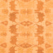 Square Abstract Orange Modern Rug, abs1225org