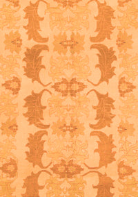 Abstract Orange Modern Rug, abs1225org