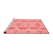 Modern Red Washable Rugs