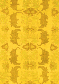 Abstract Yellow Modern Rug, abs1225yw