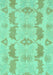 Abstract Turquoise Modern Rug, abs1225turq