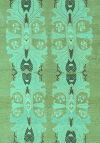 Abstract Turquoise Modern Rug, abs1226turq