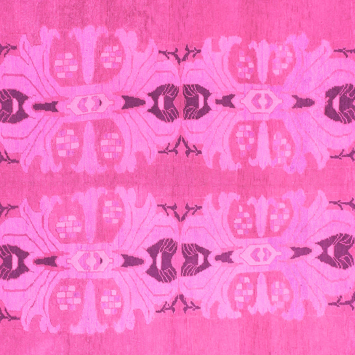 Square Machine Washable Abstract Pink Modern Rug, wshabs1226pnk