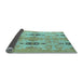 Sideview of Abstract Light Blue Modern Rug, abs1226lblu