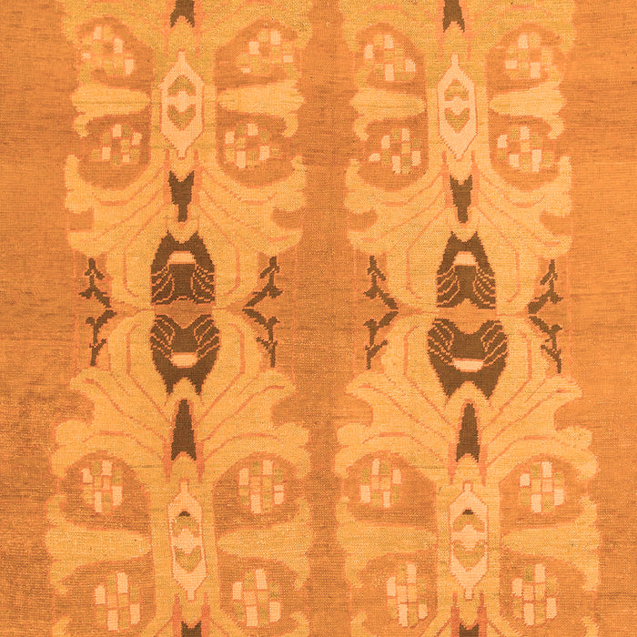 Machine Washable Abstract Orange Modern Area Rugs, wshabs1226org