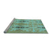 Sideview of Machine Washable Abstract Light Blue Modern Rug, wshabs1226lblu