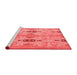 Modern Red Washable Rugs