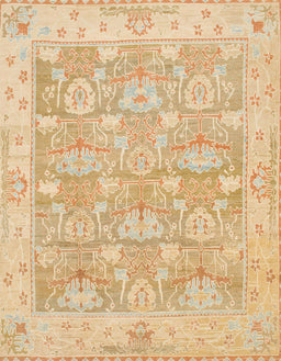 Abstract Orange Modern Rug, abs1227