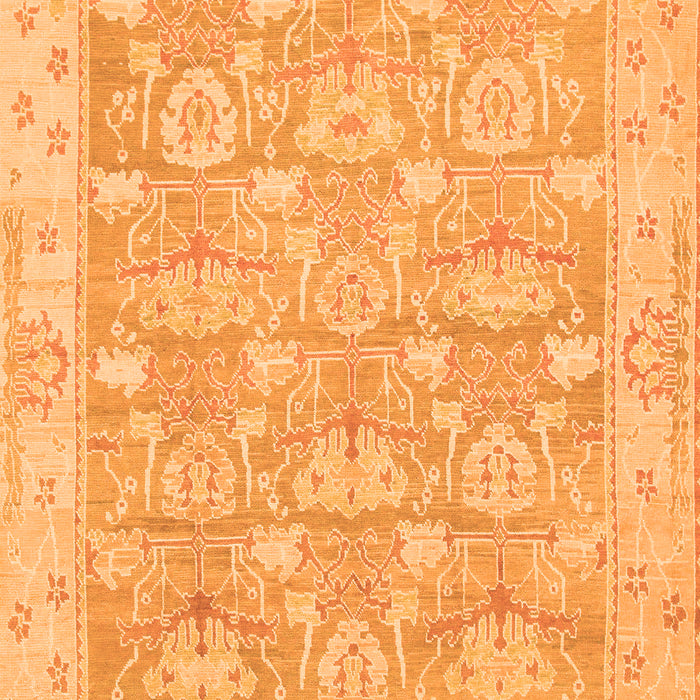 Abstract Orange Modern Rug, abs1227org