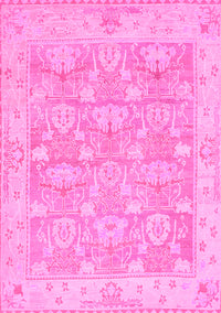 Abstract Pink Modern Rug, abs1227pnk