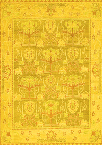 Abstract Yellow Modern Rug, abs1227yw