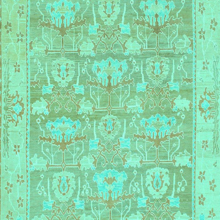 Abstract Turquoise Modern Rug, abs1227turq