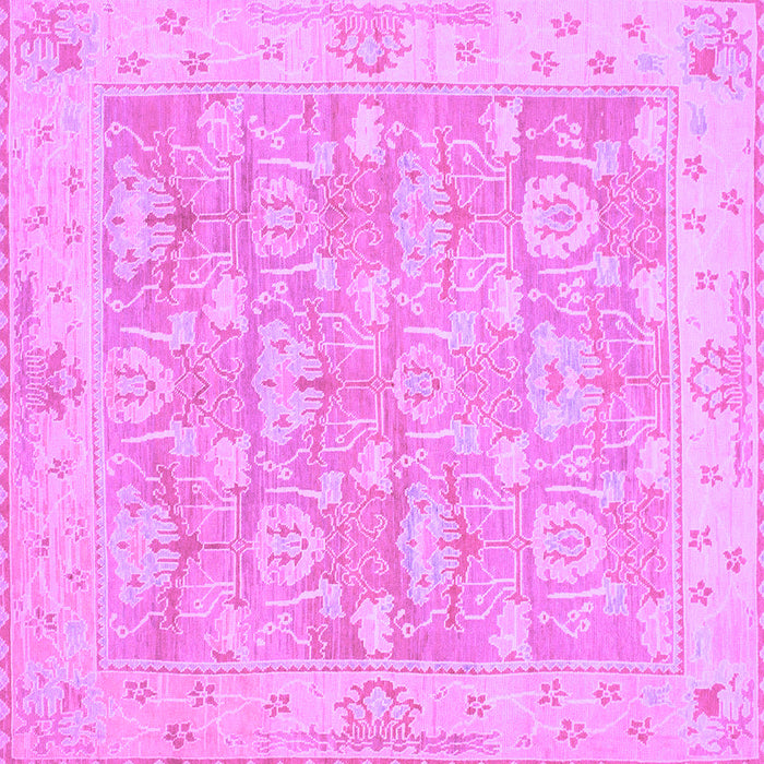 Square Abstract Purple Modern Rug, abs1227pur