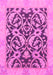 Abstract Pink Modern Rug, abs1228pnk