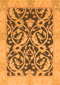 Abstract Orange Modern Rug, abs1228org