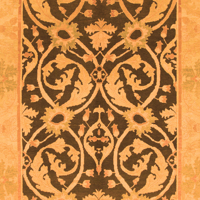 Abstract Orange Modern Rug, abs1228org
