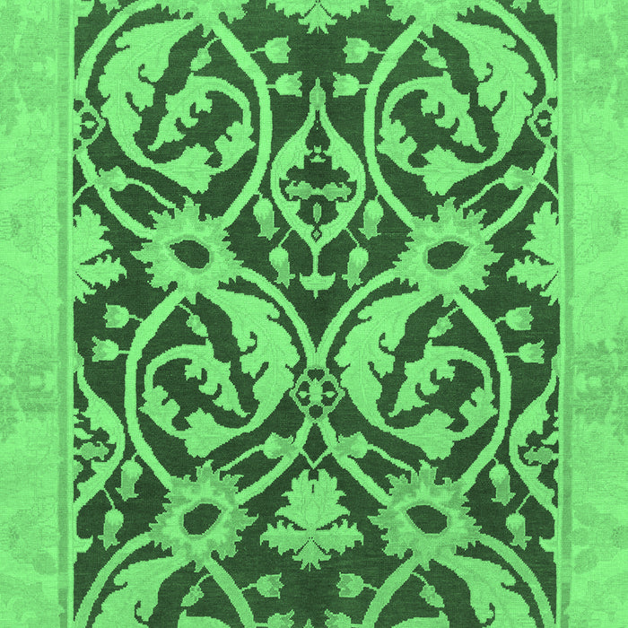Abstract Emerald Green Modern Rug, abs1228emgrn