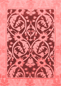 Abstract Red Modern Rug, abs1228red